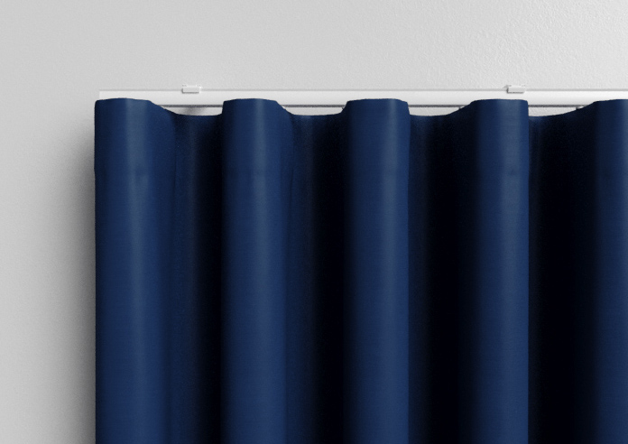 Shima Faux Silk, Indigo - Made to Measure Curtains - Image 13